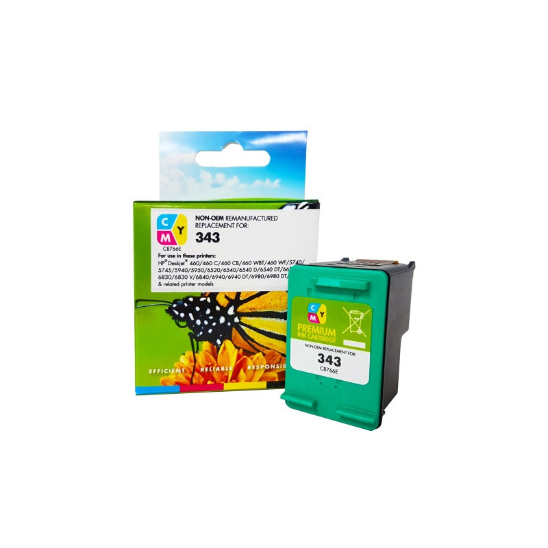 Tinteiro Compativel HP 343 Colorido (C8766E)