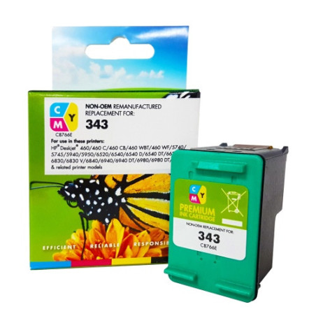 Tinteiro Compativel HP 343 Colorido (C8766E)
