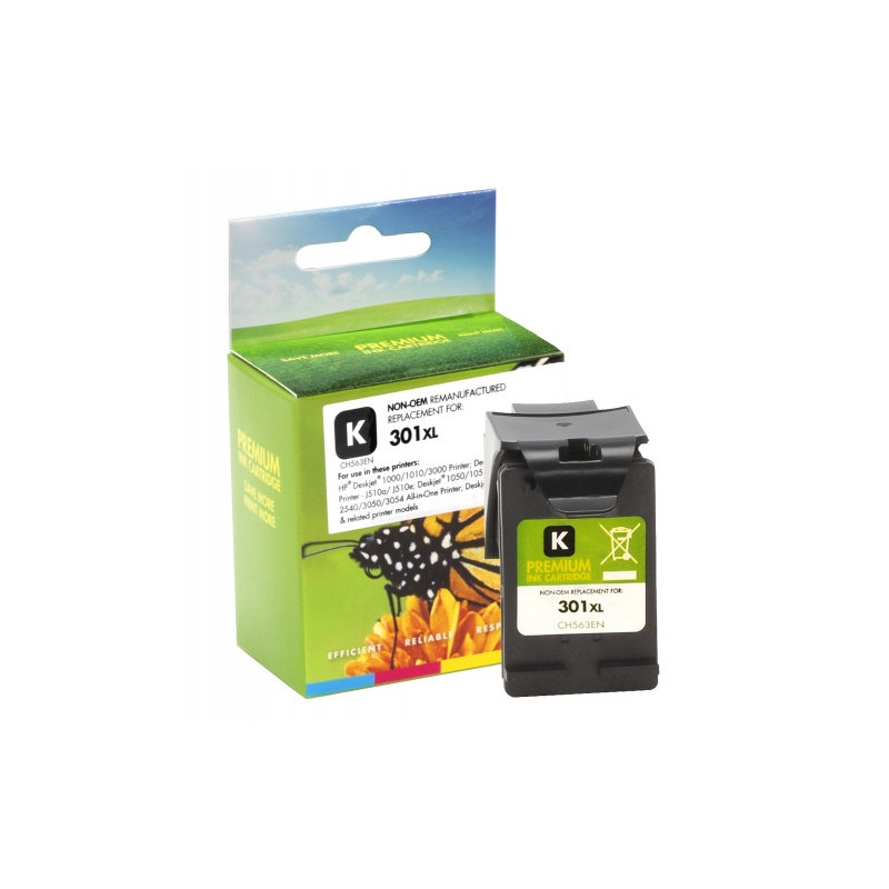 Tinteiro Compatível HP 301XL Preto (CH563EE)