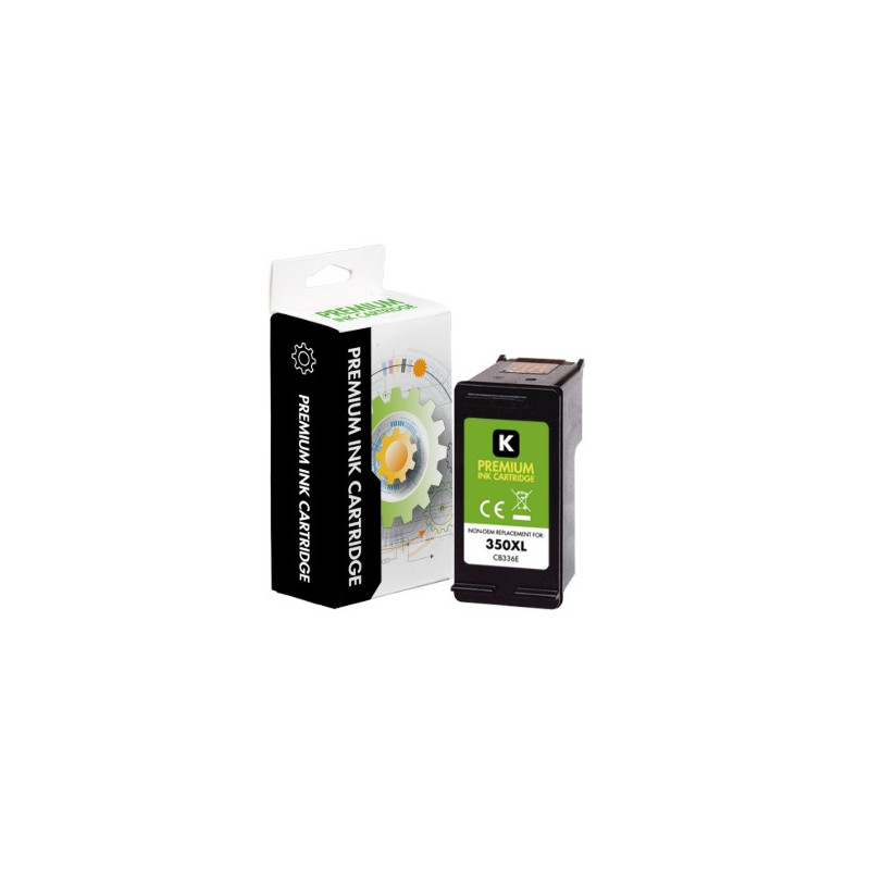 Tinteiro Compatível HP 350XL Preto (CB336EE)