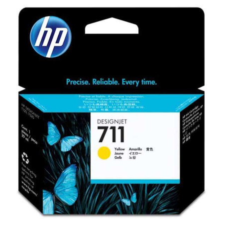Tinteiro HP 711 Amarelo (CZ132A)