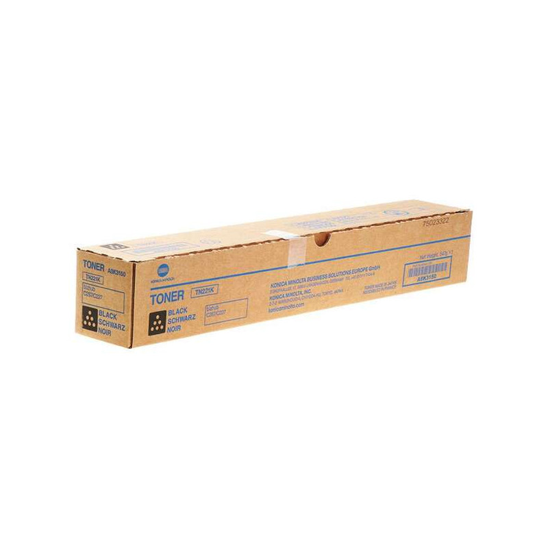 Toner Konica Minolta TN221 Preto A8K3150