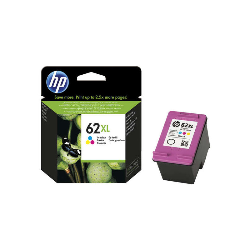 Tinteiro HP 62XL Colorido (C2P07AE)