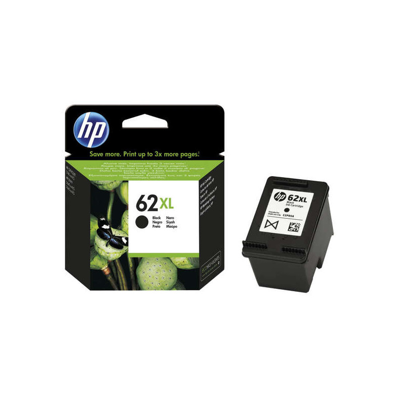 Tinteiro HP 62XL Preto (C2P05AE)