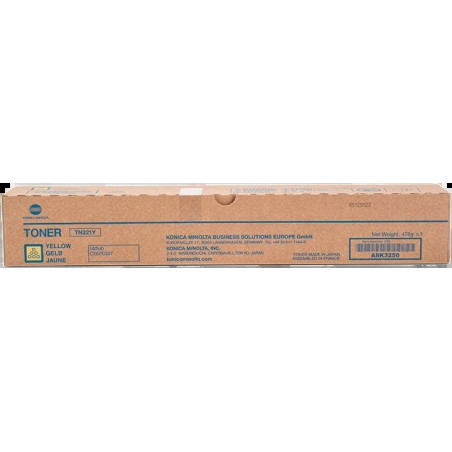Toner Konica Minolta TN221 Amarelo A8K3250