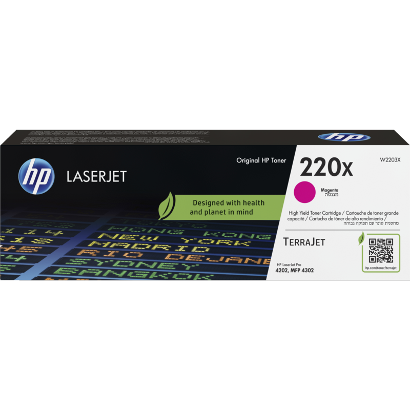 Toner HP LaserJet Original 220X Magenta (W2203X)