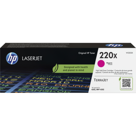 Toner HP LaserJet Original 220X Magenta (W2203X)