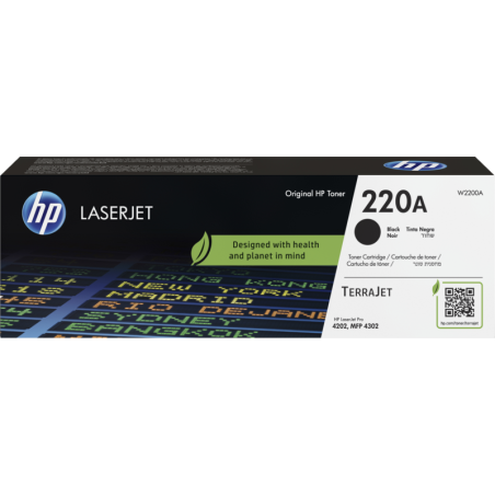 Toner HP LaserJet Original 220A Preto (W2200A)