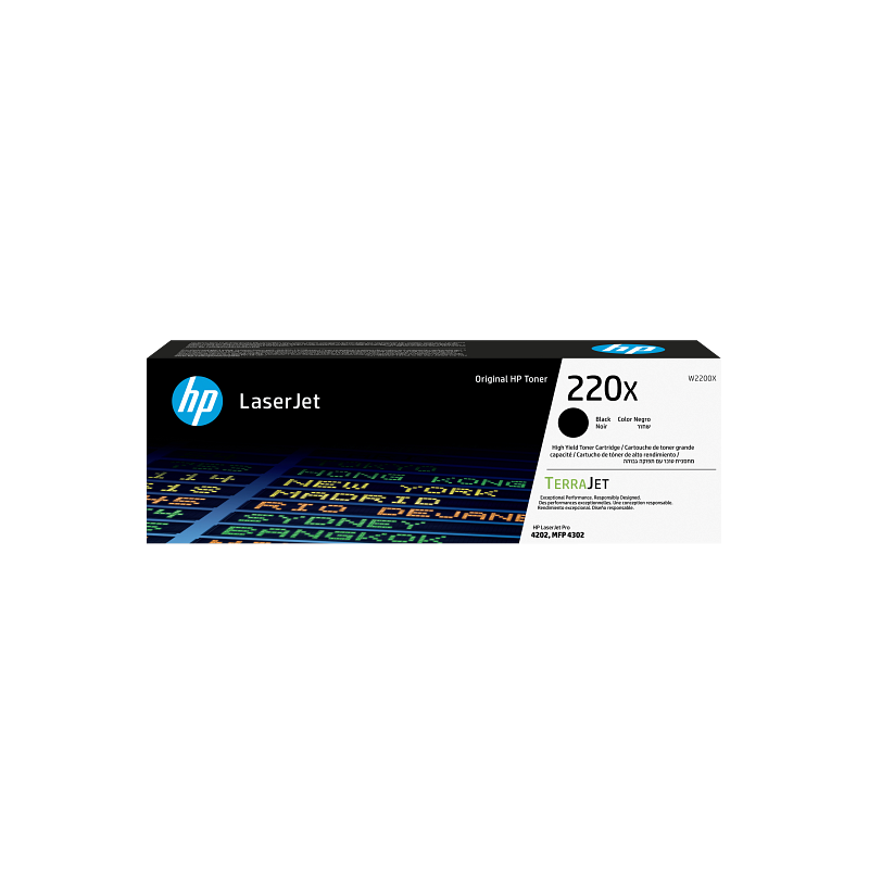 Toner HP LaserJet Original 220X Preto (W2200X)