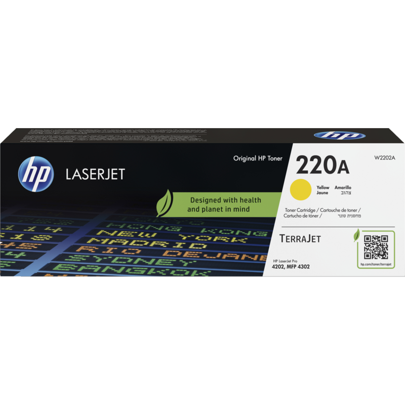 Toner HP LaserJet Original 220A Amarelo (W2202A)