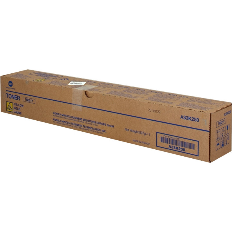 Toner Konica Minolta TN321 Amarelo A33K250