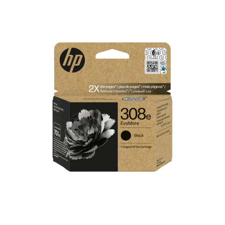 Tinteiro HP EvoMore 308e Original Preto (7FP22UE)