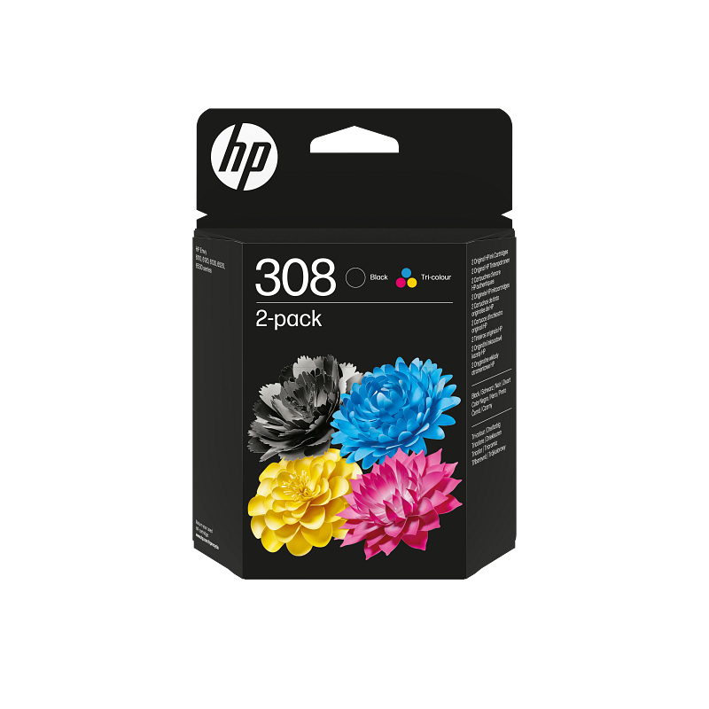 Pack Tinteiro HP 308 Preto (6L6S6UE)