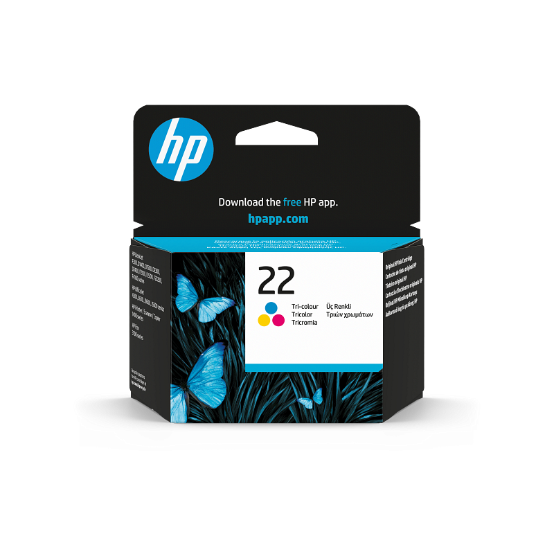 Tinteiro HP 22 Colorido (C9352A)