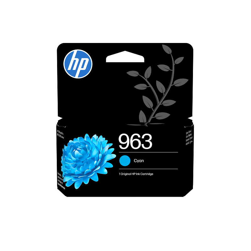 Tinteiro HP Original 963 Ciano (3JA23AE)