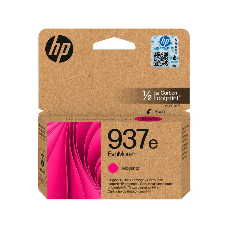 Tinteiro HP EvoMore 937e Original Magenta (4S6W7NE)