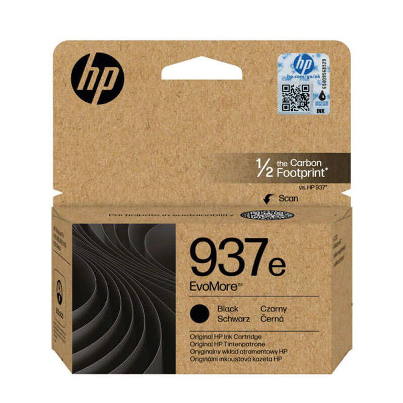 Tinteiro HP EvoMore 937e Original Preto (4S6W9NE)
