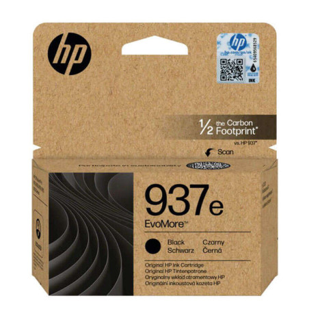 Tinteiro HP EvoMore 937e Original Preto (4S6W9NE)