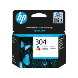 Tinteiro HP 304 Tricolor (N9K05AE)