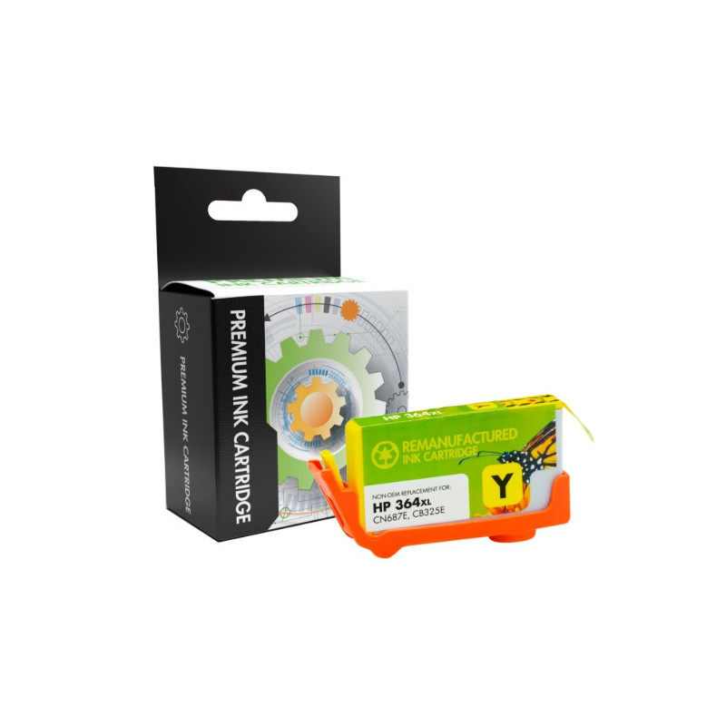 Tinteiro Compativel HP 364XL Amarelo (CB320EE)