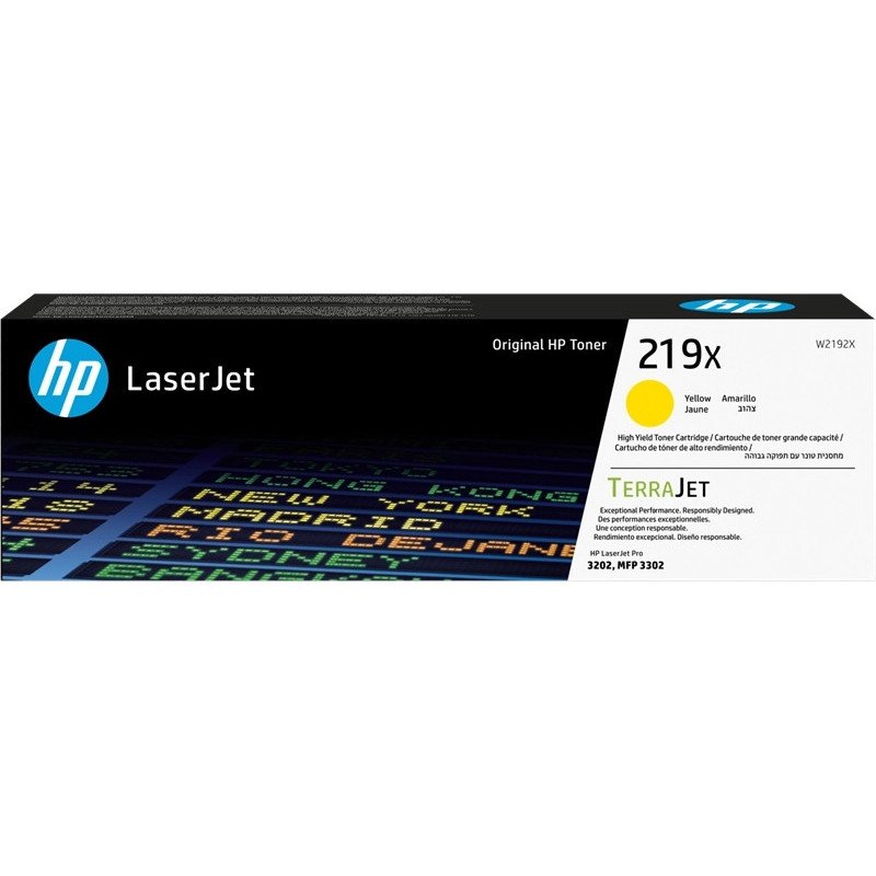 Toner HP 219X Amarelo (W2192X)