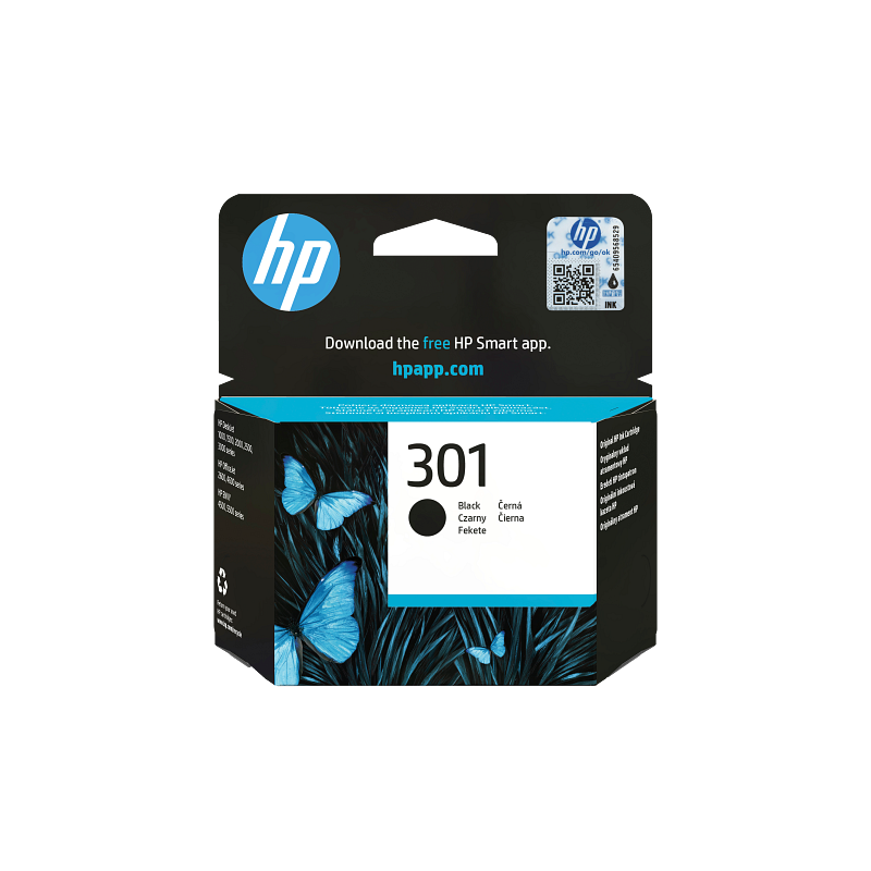 Tinteiro HP 301 Preto (CH561EE)