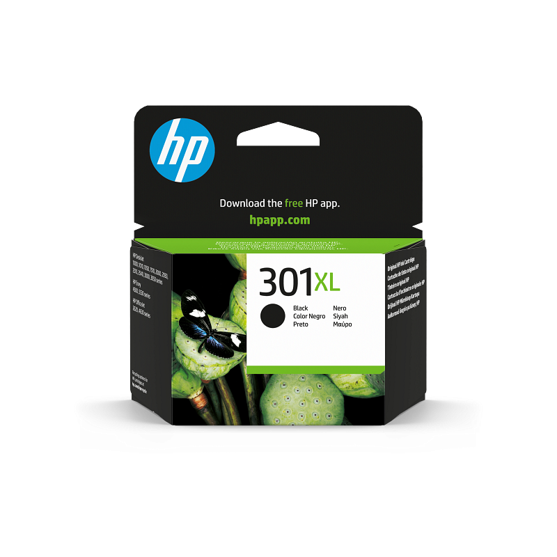 Tinteiro HP 301XL Preto (CH563EE)