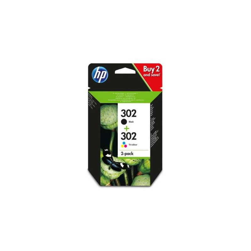 Pack Tinteiro HP 302 (X4D37AE)